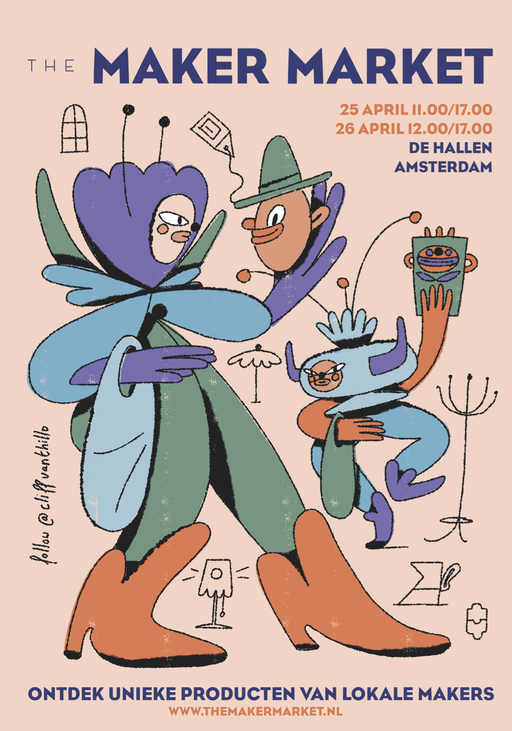 Poster door Cliff van Thillo