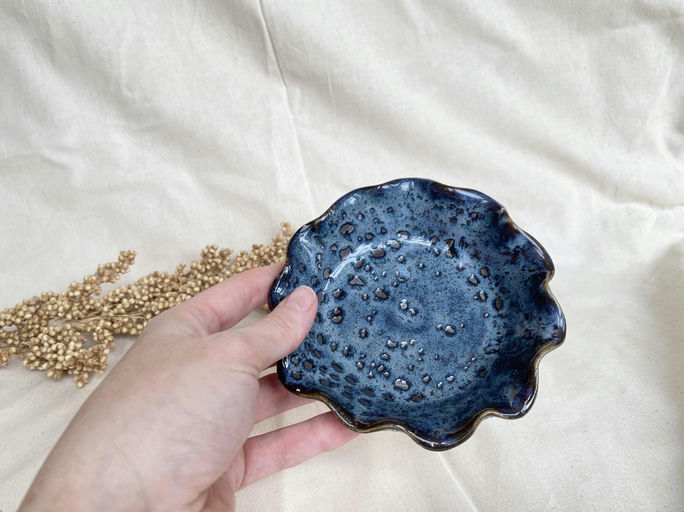 Handmade Ceramic Ring Dish, Jewelry holder