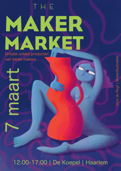 Poster door Veer illustraties