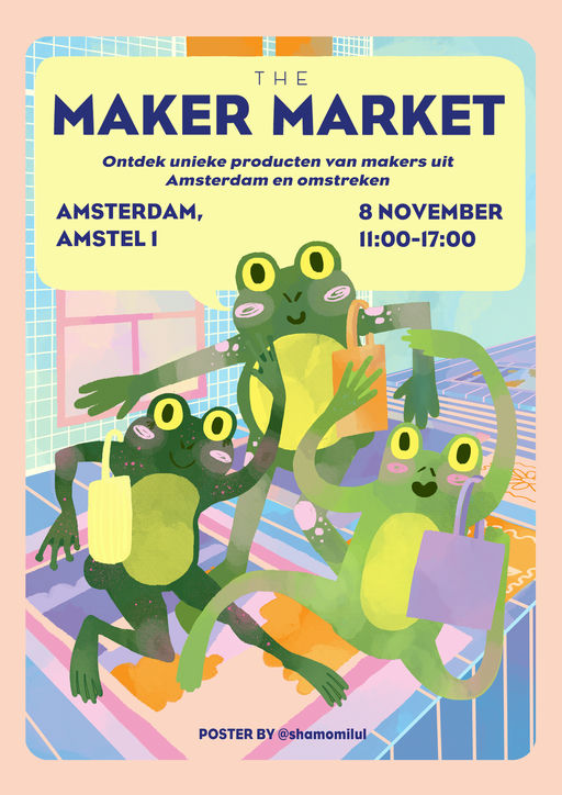 Editie-poster ontworpen door PinkPlantPrint